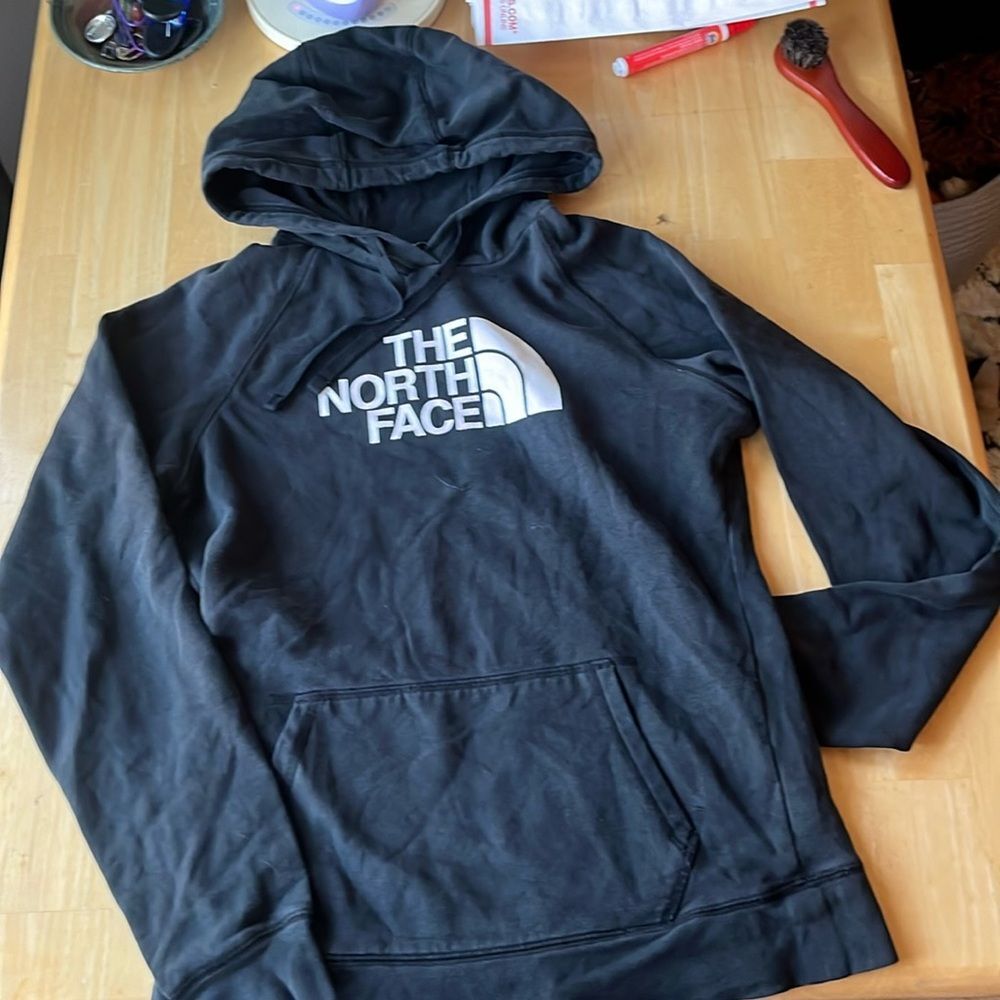 NORTH FACE Classic Lounge Comfort Logo Hoodie Black Medium